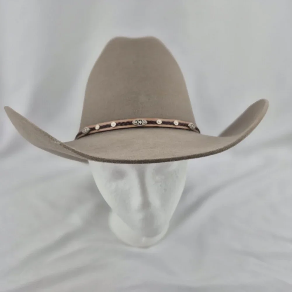 Master Hatters 3X Fawn Ruidosa Two Tone Wool Cowboy Hat  Size 7 Unisex - Picture 3 of 16